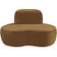 Chaise rembourrée en velours Swerve-1425424414