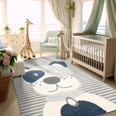Unique Loom Doggo Whimsy Kids Rug