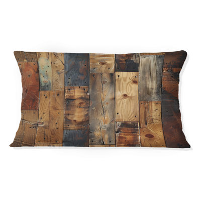 Coussin Brown Country Country Barnwood I - Country