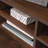 Library Hutch, Brown finish