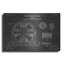 17 Storeys 'Tesla Electro Magnetic Motor Blueprint Patent Chalkboard' Metal Wall Art-1637008518