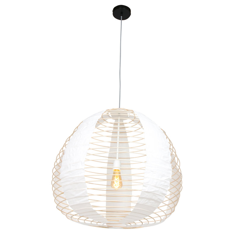 Rogers 1 - Light Beige Bell Pendant