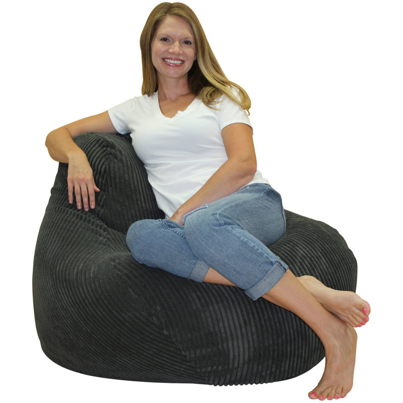 Fauteuil à billes standard, Mélange de polyester gris