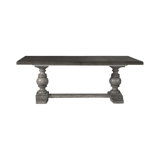 Cogan Trestle Table w/ 18" Self-Storing Leaf