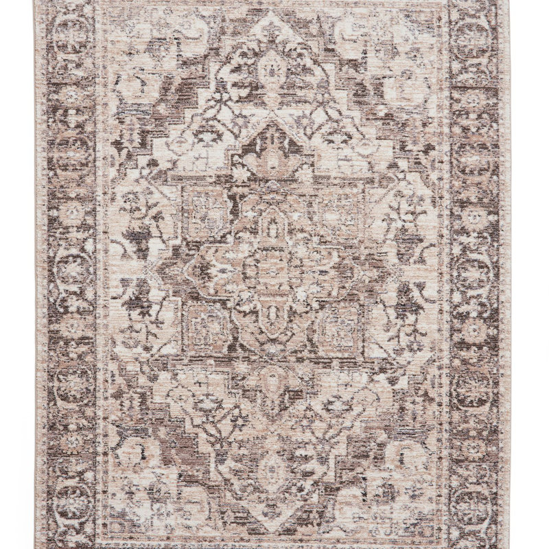 Vintage area rug Machine Woven Rectangle Grey, Rectangle 120 x 170cm