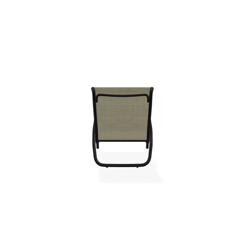 Beach Chair, Bristol Taupe Sunbrella®, Textured Black