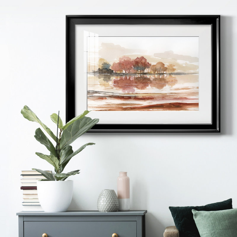 Earthy Dreams - Peinture encadrée, H 18,5 po x l 24,5 po x P 1,5 po, Noir