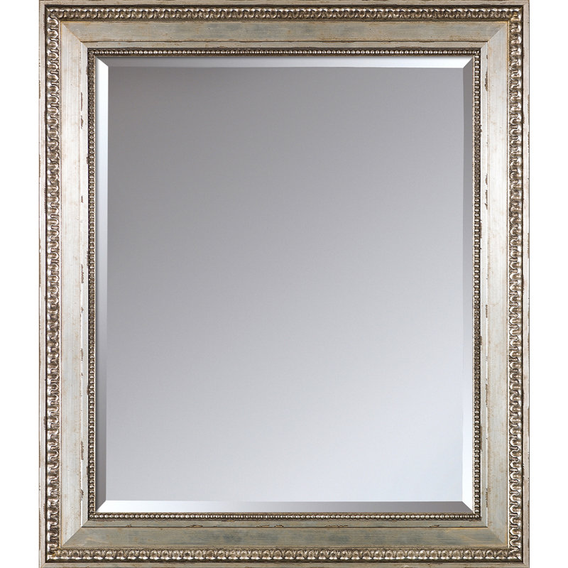 Decoste Wood Rectangle Wall Mirror, 30" x 26"