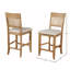 Chaises de pub Ordway Aspen, naturel antique