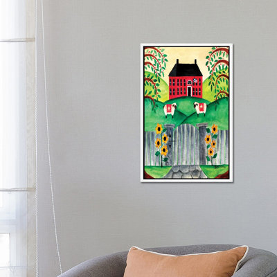 Sheep At Home by Cheryl Bartley - Painting on Canvas