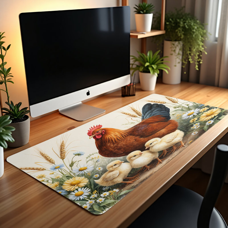 Polyester Desk Pad, 23.6x13.8
