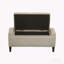 Banc de rangement moderne, banc de repose-pieds polyvalent, banc au design fonctionnel