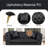 65.5'' Faux Leather Loveseat