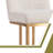 Khaleed 19'' H Linen Upholstered Metal Side Chair-1167421996-1167421995