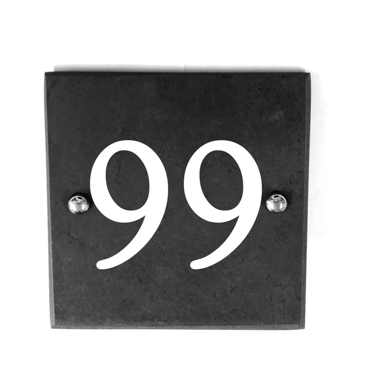 Bandera 15cm H Slate House Number