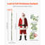 Christmas Garland with Light String Red Berries Pine Cones and Pine Needles-249538319