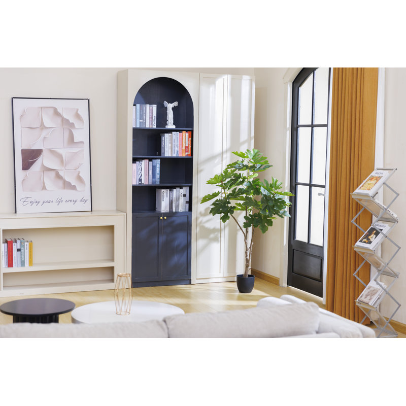 Arbre artificiel en pot 65,57 po, Blanc