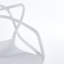Chaise en plastique 4 pièces blanc-848473185