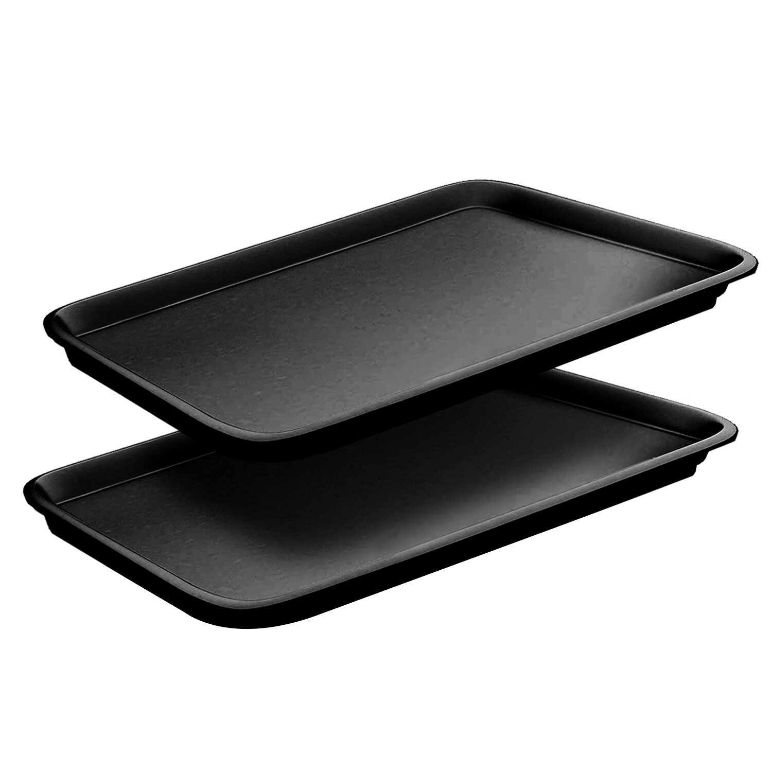 Jelly Roll Baking Sheet Pans - Professional Aluminum Cookie Sheet Set of 2  - Rimmed Baking Sheets for Baking and Roasting - Durable, Oven-safe