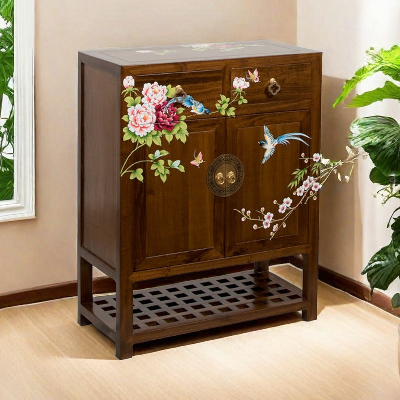 Armoire à chaussures en bois camphre
