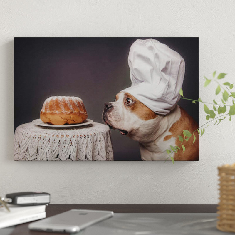 «The Confectioner And His Masterpiece» par Heike Willers, impression sur toile tendue, H 8 po x l 12 po x P 0,75 po