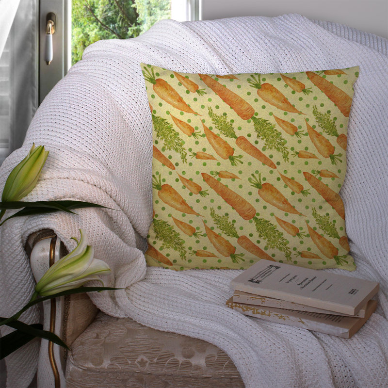  Coussin extérieur Carrots, 14 po x 14 po