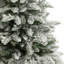 Sapin de Noël artificiel enneigé 8 pi avec 650 lumières claires / blanches North Carolina-961411484
