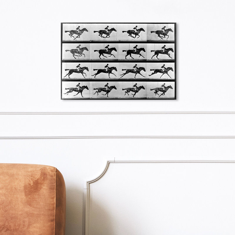 «Horse in Motion II», impression sur toile, H 16 po x l 24 po x P 1,5 po