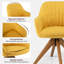 Chaise d'appoint pivotante l 23 po Heijo-70982246