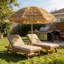 Parasol d'extérieur, parasol de jardin extérieur de style hawaïen, parasol de patio