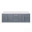 Meuble-lavabo double l 60 po x P 22 po, comptoir en quartz blanc-1969390902-1969390899
