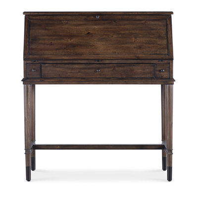 Commerce And Market Solid Wood Secretary Desk