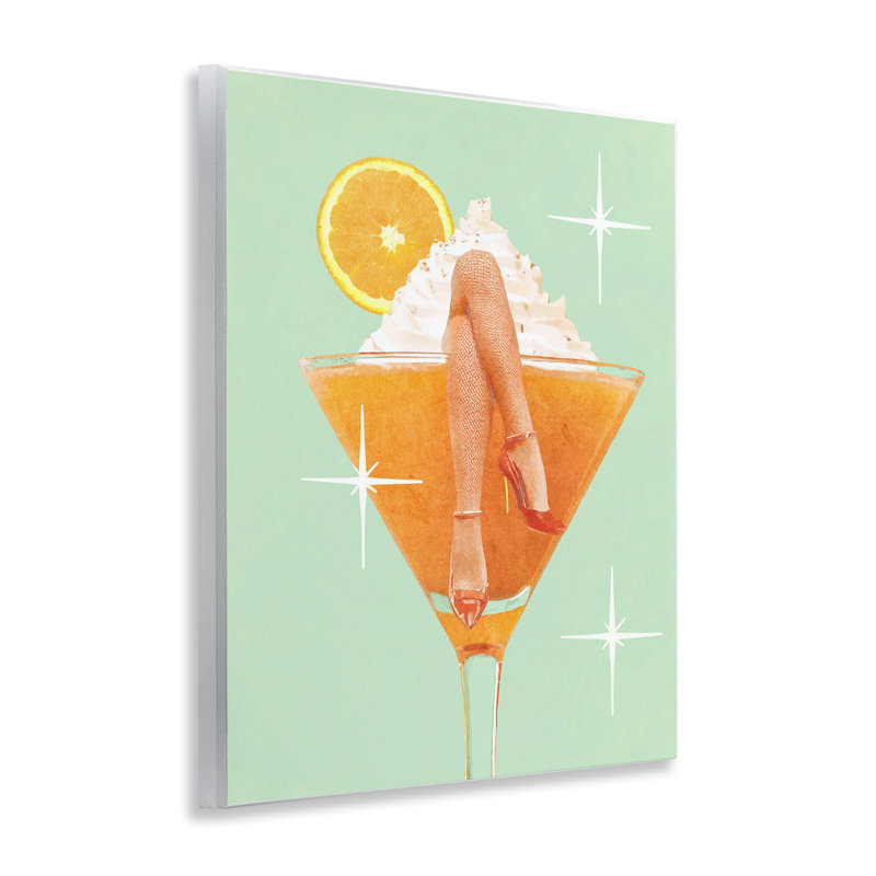 Art mural, "Crossed Legs Cocktail", par Lil 'Rue