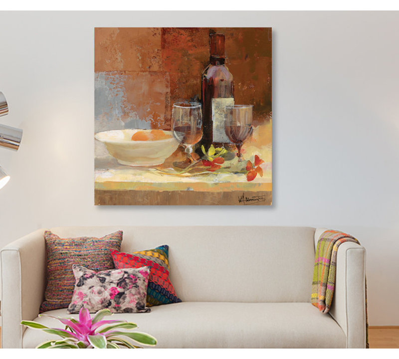 « a good gout i », impression sur toile, H 12 po x l 12 po x P 0,75 po, Toile tendue, Pas de tapis