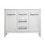  Meuble-lavabo autoportant de 48 po au fini blanc mat avec comptoir en céramique ARCADIA-129186142