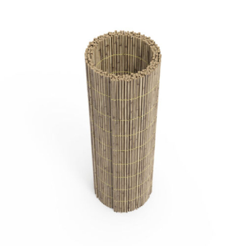 Beavin 300cm H x 118cm W Brown Bamboo Yard/Privacy Fence