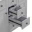 Base de meuble-lavabo simple 35,98 po seulement en gris