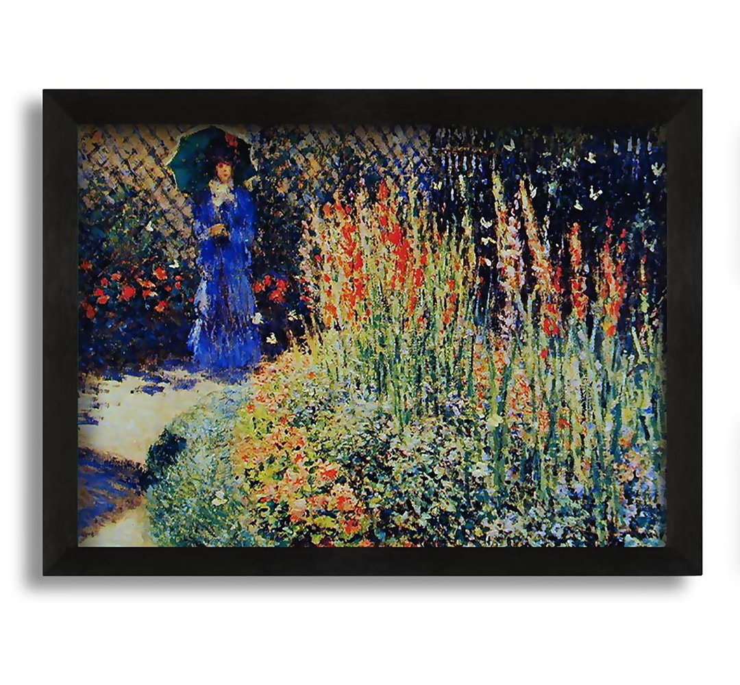 Gerahmtes Leinwandbild Van Gogh The Peasant Wifes Garden von Vincent Van Gogh