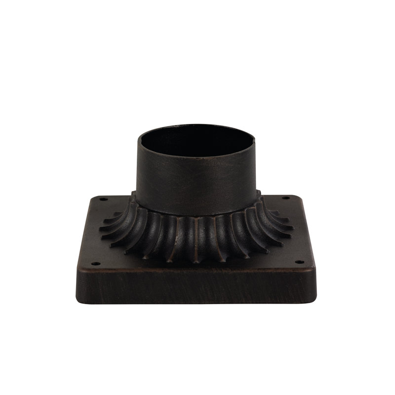 Base de pilier H 3,25 po Llano, rouille