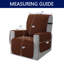 Housse matelassée et réversible pour fauteuil inclinable-50890887-50890286