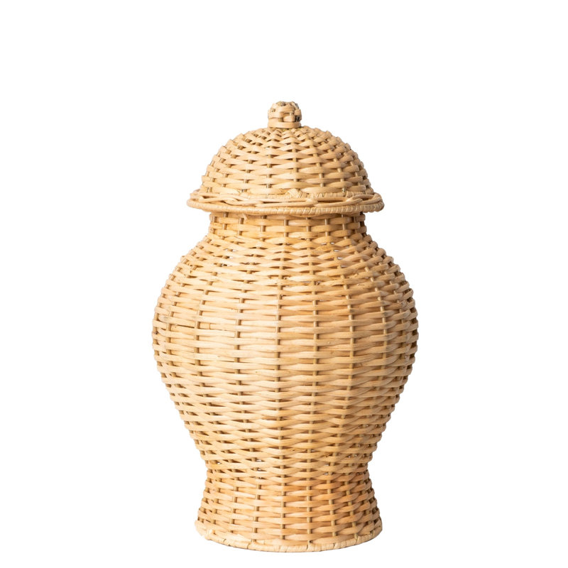 Draco Ginger Jar, 12" H x 11" W x 11" D
