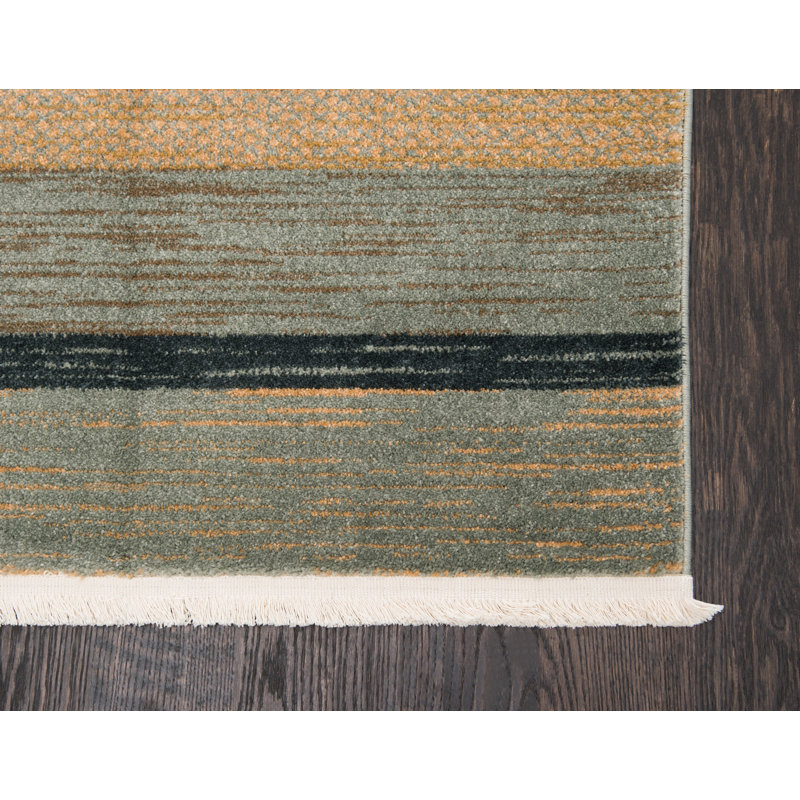 Abrigail Striped Indoor Rug, Rectangle 6'1" x 9'