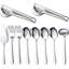 Ensemble d'ustensiles de service 5 pièces, outils de restauration en acier inoxydable pour buffet, fête, cuisine et restaurant, allant au lave-vaisselle et non toxiques-1112648925