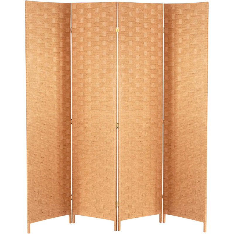 Cloison pliante 71 "H, 4, Naturel
