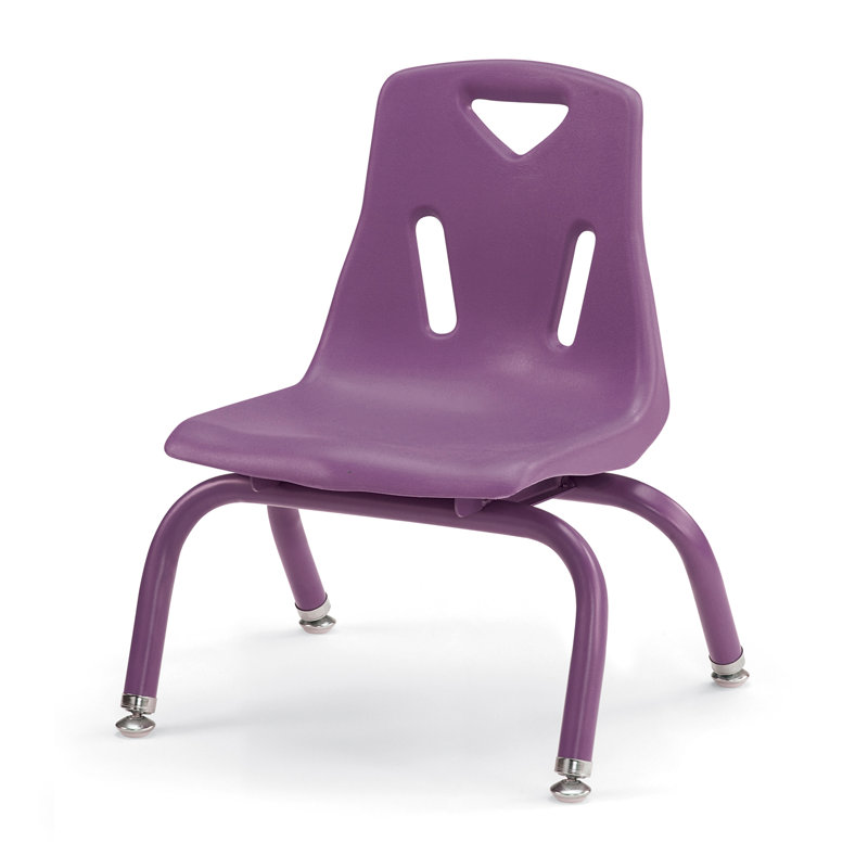 Chaise empilable Berries®, Thermolacquée, Mauve, 8"