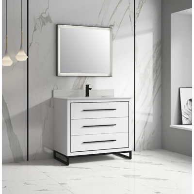 Ensemble de meuble-lavabo simple 40 po Londonshire