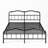 Oley Double Wave Headboard and Footboard Heavy Duty Anti-sway 18in High Steel Tube Iron Bed with Storage-1772134868