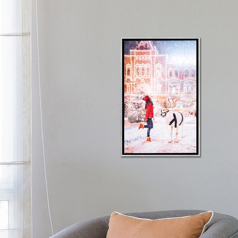 Gerda de Hobopeeba-reproduction de photo, H 26 po x l 18 po x 1,5 po, Toile avec cadre argenté, Pas de tapis