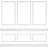 94 1/2"L (Adjustable 96"H to 120"H) Ashford Square Panel Stacked Wall Wainscot Paneling Kit