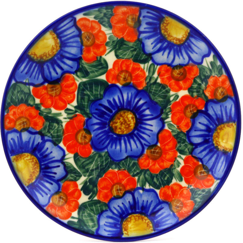 Flowers In Bloom Ceramic Decorative Plate